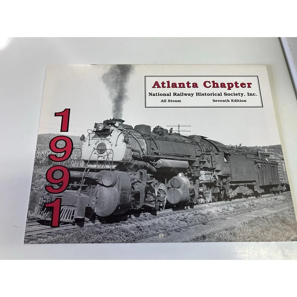 Vintage Atlanta Chapter NRHS Railroad Calendars Lot 1990s Steam‎ Trains
